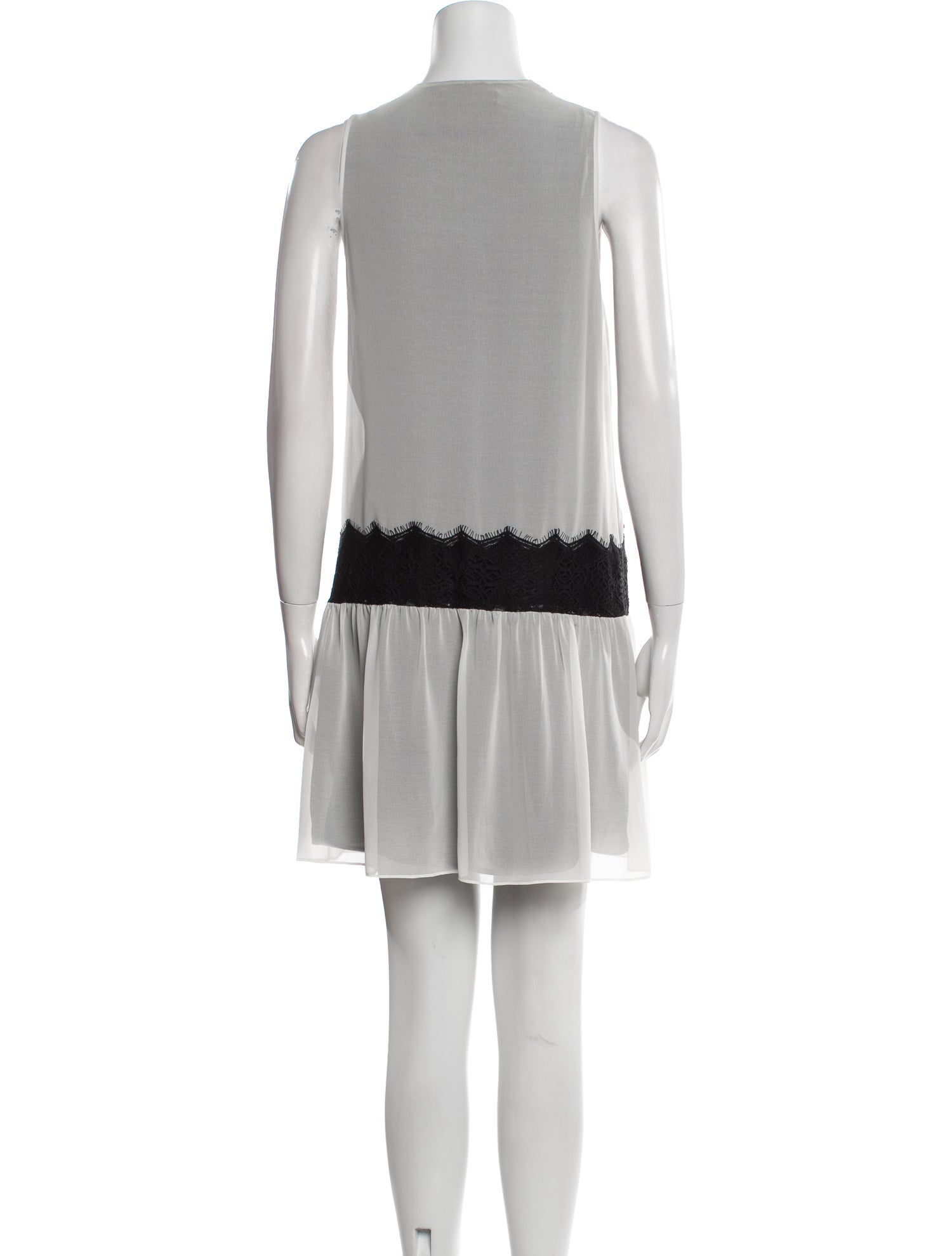 Sandro Colorblock Pattern Mini Dress